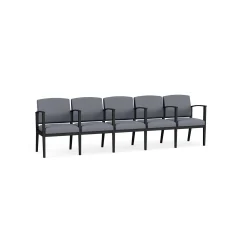 Mason Street Steel 5-Seater With Center Arms In Standard Upholstery