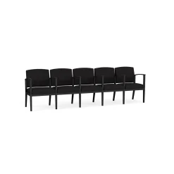 Mason Street Steel 5-Seater With Center Arms In Standard Upholstery