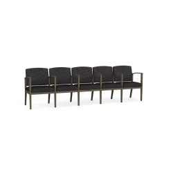 Mason Street Steel 5-Seater With Center Arms In Standard Upholstery