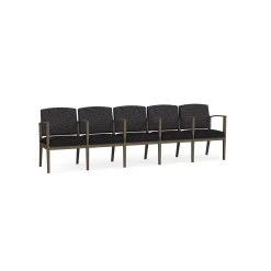 Mason Street Steel 5-Seater With Center Arms In Standard Upholstery
