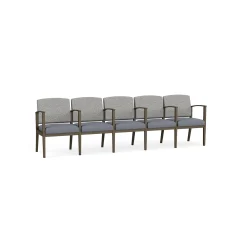 Mason Street Steel 5-Seater With Center Arms In Standard Upholstery