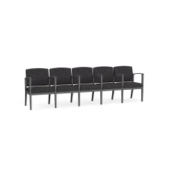 Mason Street Steel 5-Seater With Center Arms In Standard Upholstery