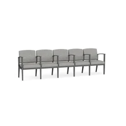 Mason Street Steel 5-Seater With Center Arms In Standard Upholstery