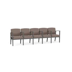 Mason Street Steel 5-Seater With Center Arms In Standard Upholstery