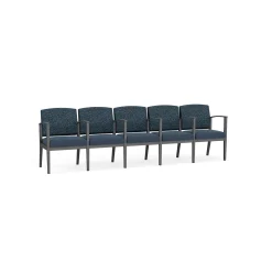 Mason Street Steel 5-Seater With Center Arms In Standard Upholstery