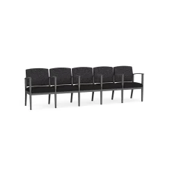 Mason Street Steel 5-Seater With Center Arms In Standard Upholstery