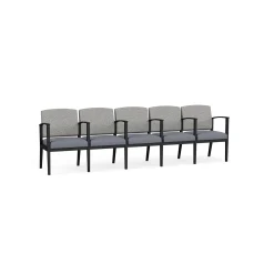 Mason Street Steel 5-Seater With Center Arms In Standard Upholstery