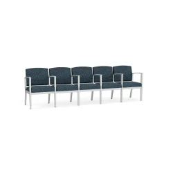 Mason Street Steel 5-Seater With Center Arms In Standard Upholstery