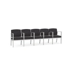 Mason Street Steel 5-Seater With Center Arms In Standard Upholstery