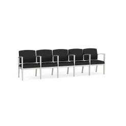 Mason Street Steel 5-Seater With Center Arms In Standard Upholstery