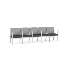 Mason Street Steel 5-Seater With Center Arms In Standard Upholstery