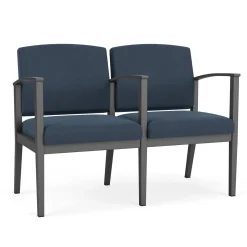 Mason Street Steel 2-Seater With Center Arm In Standard Upholstery