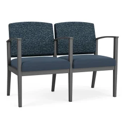 Mason Street Steel 2-Seater With Center Arm In Standard Upholstery