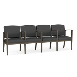 Mason Street Steel 4-Seater With Center Arms In Standard Upholstery
