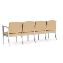 Mason Street Steel 4-Seater With Center Arms In Standard Upholstery