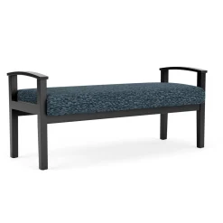 Mason Street Wood 2 Seat Bench in Standard Upholstery