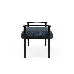 Mason Street Wood 2 Seat Bench in Standard Upholstery