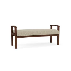 Mason Street Wood 2 Seat Bench in Standard Upholstery