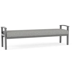 Mason Street Wood 3 Seat Bench in Standard Upholstery