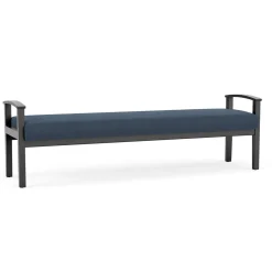 Mason Street Wood 3 Seat Bench in Standard Upholstery