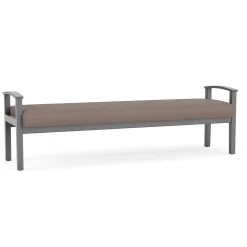 Mason Street Wood 3 Seat Bench in Standard Upholstery