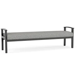 Mason Street Wood 3 Seat Bench in Standard Upholstery