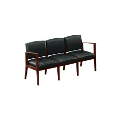 Mason Street Wood 3 Seat Sofa in Premium Upholstery