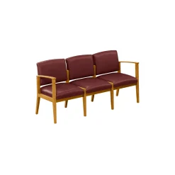 Mason Street Wood 3 Seat Sofa in Premium Upholstery