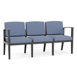 Mason Street Wood 3 Seat Sofa in Premium Upholstery