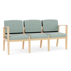 Mason Street Wood 3 Seat Sofa in Premium Upholstery