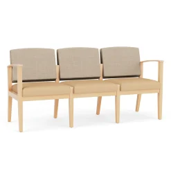 Mason Street Wood 3 Seat Sofa in Premium Upholstery