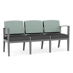 Mason Street Wood 3 Seat Sofa in Premium Upholstery