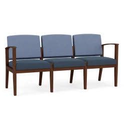 Mason Street Wood 3 Seat Sofa in Premium Upholstery
