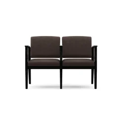 Mason Street Wood 2 Seat Sofa with Center Arm in Standard Upholstery