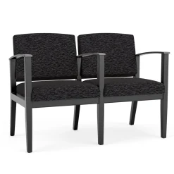 Mason Street Wood 2 Seat Sofa with Center Arm in Standard Upholstery