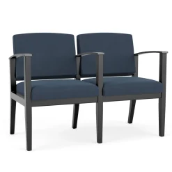 Mason Street Wood 2 Seat Sofa with Center Arm in Standard Upholstery