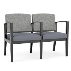 Mason Street Wood 2 Seat Sofa with Center Arm in Standard Upholstery