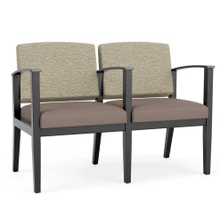 Mason Street Wood 2 Seat Sofa with Center Arm in Standard Upholstery