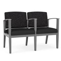 Mason Street Wood 2 Seat Sofa with Center Arm in Standard Upholstery