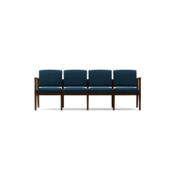 Mason Street Wood 4 Seat Sofa in Premium Upholstery