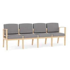 Mason Street Wood 4 Seat Sofa in Premium Upholstery