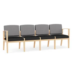 Mason Street Wood 4 Seat Sofa in Premium Upholstery