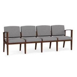 Mason Street Wood 4 Seat Sofa in Premium Upholstery