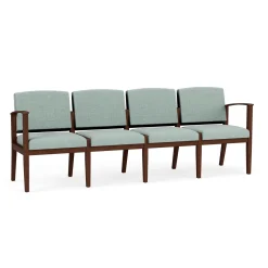 Mason Street Wood 4 Seat Sofa in Premium Upholstery