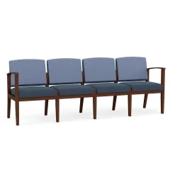 Mason Street Wood 4 Seat Sofa in Premium Upholstery
