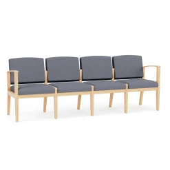 Mason Street Wood 4 Seat Sofa in Standard Upholstery