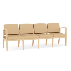 Mason Street Wood 4 Seat Sofa in Standard Upholstery