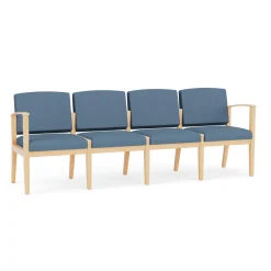 Mason Street Wood 4 Seat Sofa in Standard Upholstery