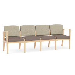 Mason Street Wood 4 Seat Sofa in Standard Upholstery