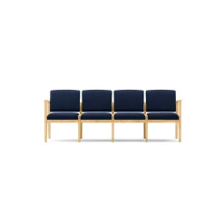 Mason Street Wood 4 Seat Sofa in Standard Upholstery
